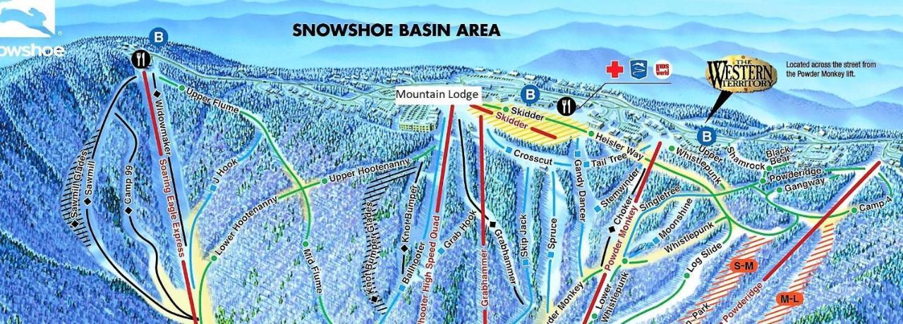 Stroll To Slopes, Village Area, Ski In-Out Mtlodge 151 Snowshoe Exterior photo